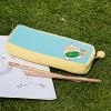 [Dog's Home] Embroidered Applique Pencil Pouch Bag / Cosmetic Bag / Carrying Case (7.5*2.8*1.4)