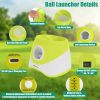 Automatic Dog Ball Launcher Rechargeable Interactive Pet Ball Thrower for Small Medium Dogs Interactive Dog Fetch Toy with 3 Adjustable Distance Setti