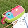 [Dog & Bone] Embroidered Applique Pencil Pouch Bag / Cosmetic Bag / Carrying Case (7.3*3.3*1.4)