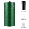 Dog Poop Trash Can with 50 Liner Bags, 11.5 Gallons Outdoor Dog Waste Bin with Lid & Liner Clip for Pet Waste Station