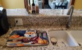Shiba Inu Fall Kitchen Pumpkins Dish Drying Mat Absorbent Dish Drying Mat Pad for Kitchen Counter Dish Drainer Mat for Countertop, 14 x 21"