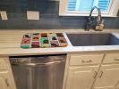Lots of Black and Tan Cavalier King Charles Spaniel Dish Drying Mat Absorbent Dish Drying Mat Pad for Kitchen Counter Dish Drainer Mat for Countertop