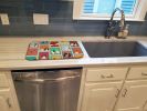 Lots of Tricolor Papillon Dish Drying Mat Absorbent Dish Drying Mat Pad for Kitchen Counter Dish Drainer Mat for Countertop, 14 x 21", Multicolor