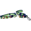 Christmas Themed Dog Collar and Leash Set, Waterproof PVC Pet Collar with Cute Charms for Small Medium Dogs