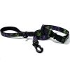Graffiti Waterproof Dog Collar and Leash Set, Custom Logo Durable PVC Pet Leash for Small Medium Large Dogs