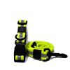 Reflective PVC Dog Leash & Collar Set | Waterproof Heavy Duty Safety Lead