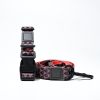 Trendy Printed PVC Dog Leash & Collar Set, Waterproof Durable Pet Lead with Unique Pattern, Adjustable for Small Medium Large Dogs