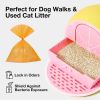 Citrus Scented Dog Poop Bags, Leak Proof, Extra Thick and Large Pet Waste Bags for Dogs Walking, Cat Litter and Babies' Diaper