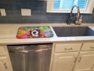 Hippie Dawg Dish Drying Mat Absorbent Dish Drying Mat Pad for Kitchen Counter Dish Drainer Mat for Countertop, 14 x 21", Multicolor