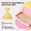 Citrus Scented Dog Poop Bags, Leak Proof, Extra Thick and Large Pet Waste Bags for Dogs Walking, Cat Litter and Babies' Diaper