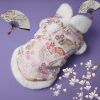 tang suit Pet Coat For Small Medium Dogs; Festive Dog Costume ; Warm Pet Outfit For Cold Weather; Pet Apparel